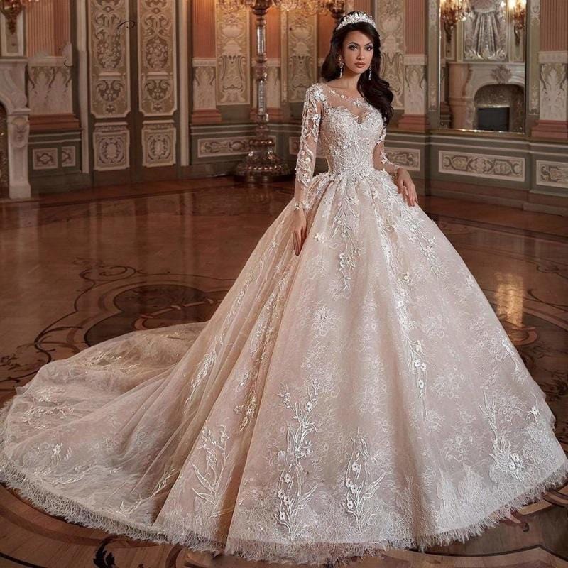 Luxueuse Robe de Mariée de Princesse de ...